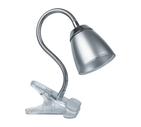 Светильник Navigator NDF-C006-6W-4K-S-LED прищепка, гибкий, серый 71575