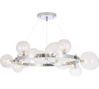 Подвесная люстра Crystal lux AGATA SP15 V2 CHROME/TRANSPARENTE