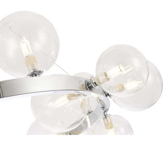 Подвесная люстра Crystal lux AGATA SP15 V2 CHROME/TRANSPARENTE
