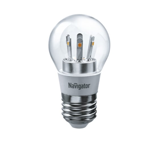 Лампа Navigator NLL-G45-5-230-2.7K-E27-CL 71295