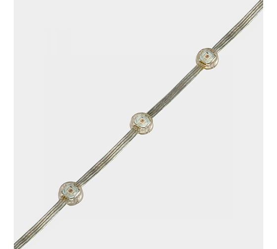 Модуль управляемый MAKSILED SPI, 0.3Вт, 5В, APA102, RGB, 4pin, IP33, 50 шт./гирлянда, ML-104-RM-RGB-V/10-S