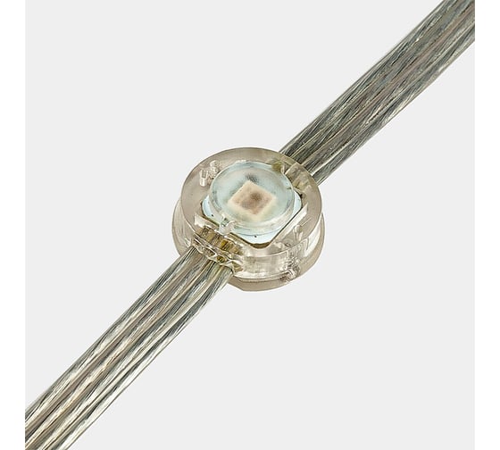 Модуль управляемый MAKSILED SPI, 0.3Вт, 5В, APA102, RGB, 4pin, IP33, 50 шт./гирлянда, ML-104-RM-RGB-V/10-S