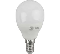 Лампа светодиодная ЭРА ECO LED P4510W827E14 QX (диод, шар, 9Вт, тепл, E14) Б0048372