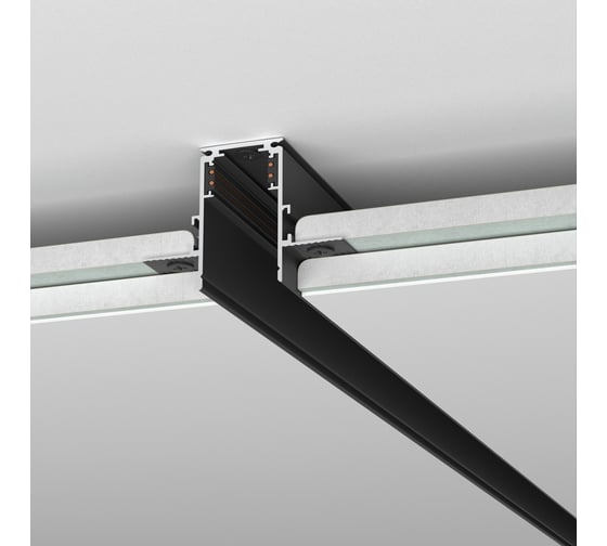 Шинопровод встраиваемый Elektrostandard Slim Magnetic под ГКЛ 9,5мм (черный) (2м) a067504