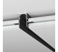 Шинопровод встраиваемый Elektrostandard Slim Magnetic под ГКЛ 12,5мм (черный) (2м) a067496