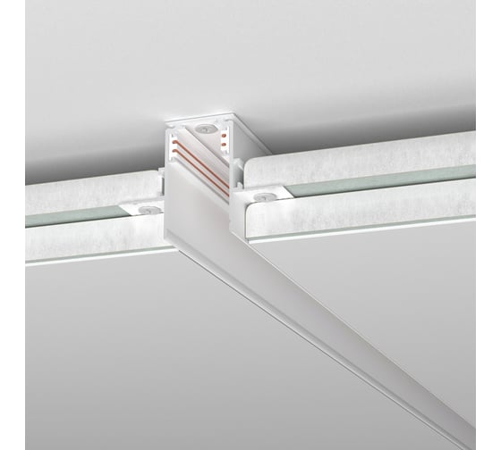 Шинопровод встраиваемый Elektrostandard Slim Magnetic под ГКЛ 12,5мм (белый) (3м) a067495