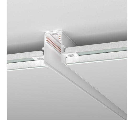 Шинопровод встраиваемый Elektrostandard Slim Magnetic под ГКЛ 9,5мм (белый) (2м) a067502