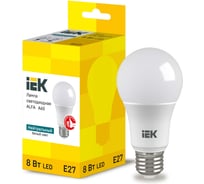 Лампа IEK LED ALFA A60 груша 8Вт 230В 4000К E27 LLA-A60-8-230-40-E27