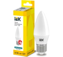 Лампа IEK LED ALFA C35 свеча 10Вт 230В 4000К E27 LLA-C35-10-230-40-E27