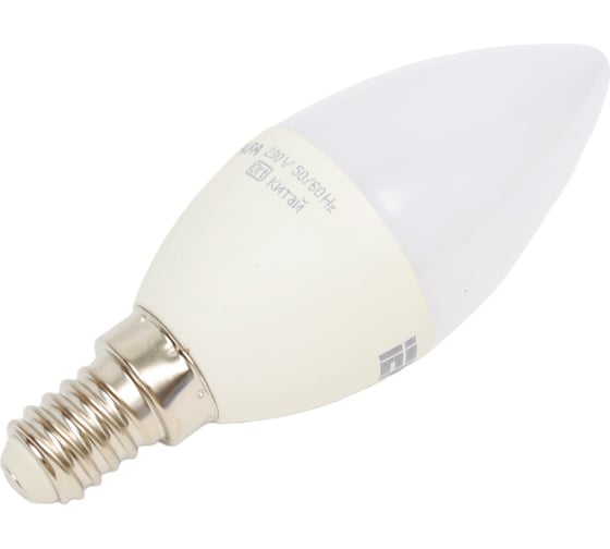 Лампа IEK LED ALFA C35 свеча 8Вт 230В 4000К E14 (6шт/упак) LLA-C35-8-230-40-E14-6