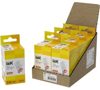 Лампа IEK LED ALFA G45 шар 8Вт 230В 3000К E14 (6шт/упак) LLA-G45-8-230-30-E14-6