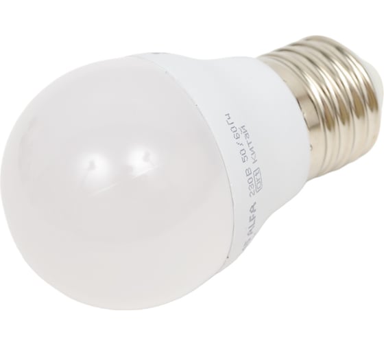 Лампа IEK LED ALFA G45 шар 10Вт 230В 4000К E27 LLA-G45-10-230-40-E27