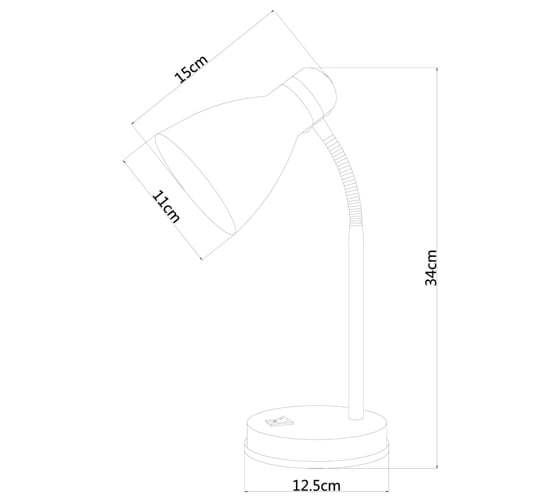 Настольный светильник Arte Lamp MERCOLED A5049LT-1WH