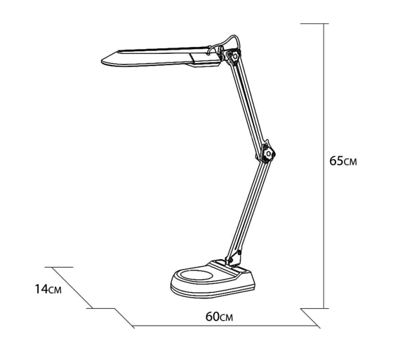 Настольный светильник Arte Lamp A5810LT-1SI