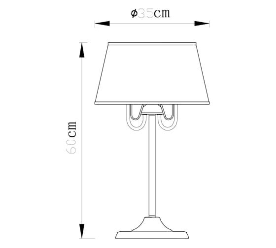 Настольный светильник Arte Lamp AURORA A1210LT-1BK