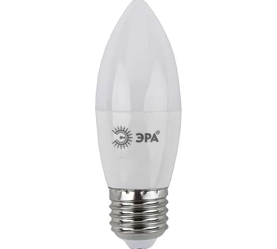 Светодиодная лампа ЭРА LED B357W827E27 QX (диод, свеча, 6Вт, тепл, E27) Б0048340 1