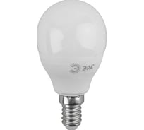 Светодиодная лампа ЭРА LED P459W840E14 QX (диод, шар, 6,6Вт, нейтр, E14) Б0048367