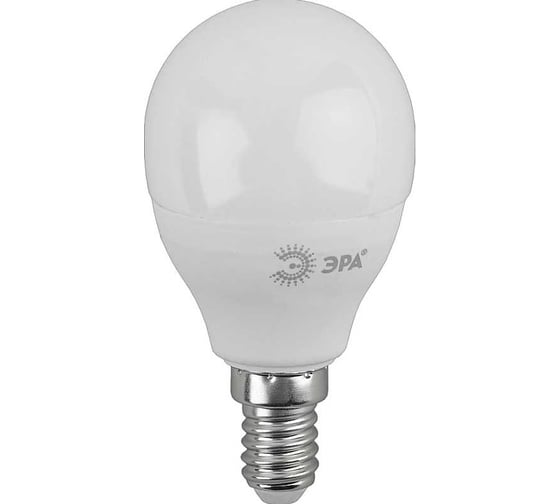 Светодиодная лампа ЭРА LED P459W840E14 QX (диод, шар, 6,6Вт, нейтр, E14) Б0048367