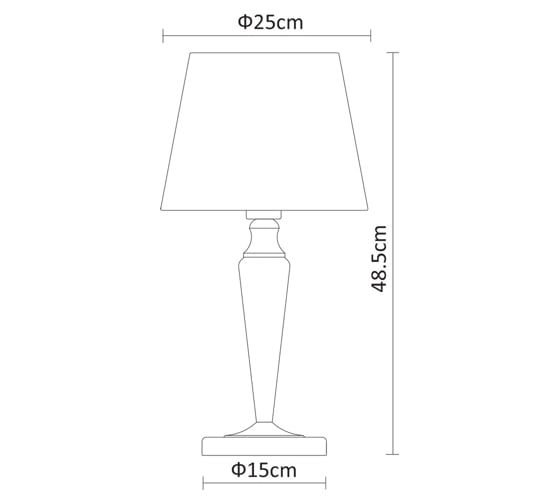 Настольный светильник Arte Lamp ORLEAN A9311LT-1WG
