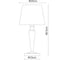 Настольный светильник Arte Lamp ORLEAN A9311LT-1WG 4