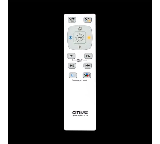 Светильник Citilux Старлайт Хром LED с пультом CL70330RGB