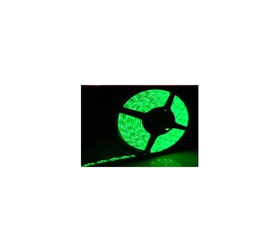 Светодиодная лента General Lighting Systems 5 м, 14,4Вт/м, 12В, SMD5050,10мм, 300диодов, 12Лм/чип, IP20,зеленый GLS-5050-60-14.4-12-IP20-G 502410