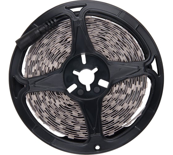 Лента светодиодная General Lighting Systems GLS-5050-60-14.4-12-IP20-PRO-3, 5 метров, 14,4Вт/м, 12В, SMD5050, 5 мм, 60 диодов/м, 12Лм/чип, IP20, 3000К - теплый белый, 503020