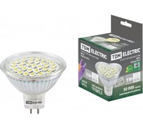 Светодиодная лампа TDM MR16-5, Вт-220, В-3000, К–GU5.3 SMDSQ0340-0023