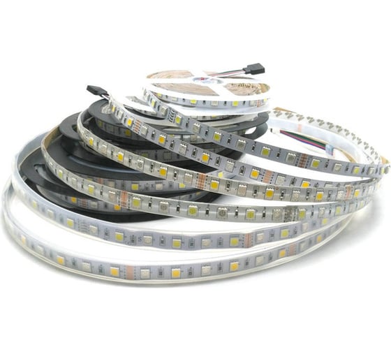 Светодиодная лента General Lighting Systems 5 м, 14,4Вт/м, 12В, SMD5050, 10мм, 300 диодов, IP20, RGB GLS-5050-60-14.4-12-IP20-RGB+3 503801