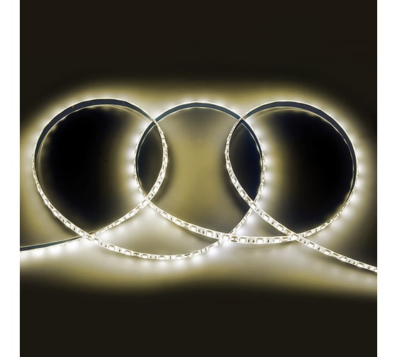 Светодиодная лента General Lighting Systems 5 м, 14,4Вт/м, 12В, SMD5050, 10мм, IP65, 4500К,нейтральный белый GLS-5050-60-14.4-12-IP65-4 5033 1