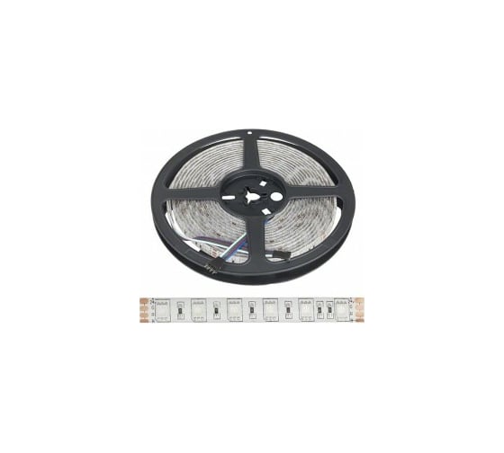 Светодиодная лента General Lighting Systems 5 м, 14,4Вт/м, 12В, SMD5050, 5 мм, 300 диодов, IP65, RGB GLS-5050-60-14.4-12-IP65-PRO-RGB 503920
