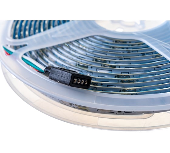 Лента светодиодная General Lighting Systems GLS-5050-60-14.4-12-IP65-RGB, 5 метров, 14,4Вт/м, 12В, SMD5050, 10мм, 60 диодов/м, 12 Лм/чип, IP65, красный/зеленый/синий 5039