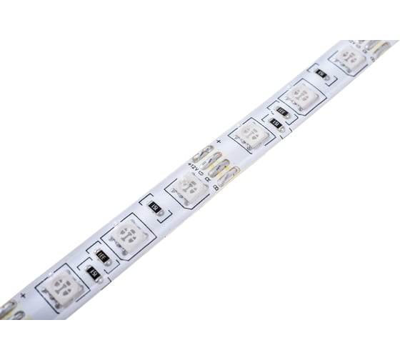 Лента светодиодная General Lighting Systems GLS-5050-60-14.4-12-IP65-RGB, 5 метров, 14,4Вт/м, 12В, SMD5050, 10мм, 60 диодов/м, 12 Лм/чип, IP65, красный/зеленый/синий 5039