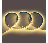 Лента светодиодная General Lighting Systems GLS-5730-60-18-12-IP20-3, 5 метров, 18Вт/м, 12В, SMD5730, 10мм, 60 диодов/м, 25Лм/чип, IP20, 3000К - теплый белый 503001