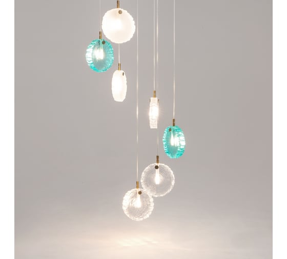Подвесной светильник MAYTONI Frozen Металл Латунь MOD254PL-07BS
