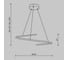 Подвесной светильник MAYTONI Curve Алюминий Черный MOD242PL-L33BK 6