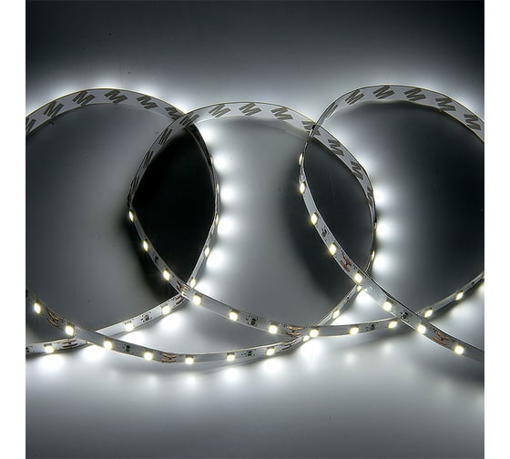 Светодиодная лента General Lighting Systems 5 м, 18Вт/м, 12В, SMD5730, 10мм, 25Лм/чип, IP20, 6500К,холодный белый GLS-5730-60-18-12-IP20-6 503401