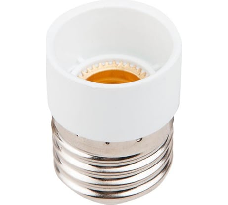 Патрон-переходник ЮПИТЕР E27-E14, белый JP7704-01