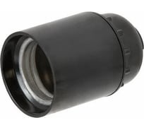 Патрон Е27 ЮПИТЕР карболитовый подвесной, черный YK743 JP7700-01