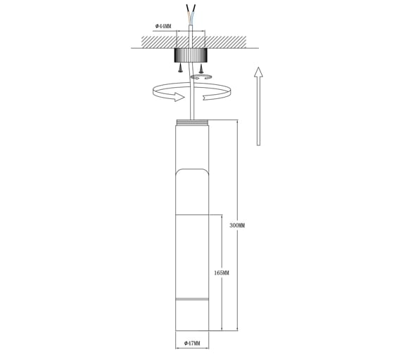 Потолочный светильник Arte Lamp A2514PL-1BK