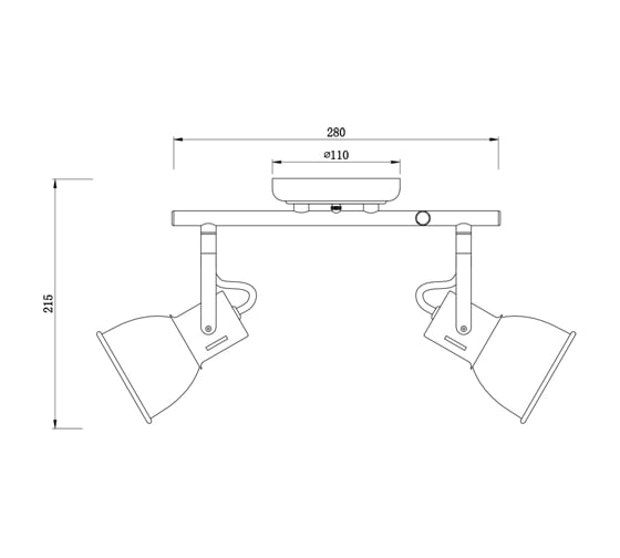 Потолочный светильник Arte Lamp A1677PL-2GY
