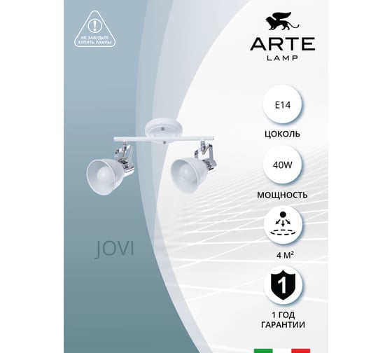 Потолочный светильник Arte Lamp A1677PL-2WH