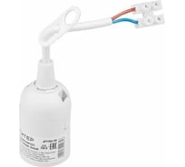 Патрон Е27 ЮПИТЕР термостойкий пластик подвесной, с клеммной колодкой, белый JP7702-05