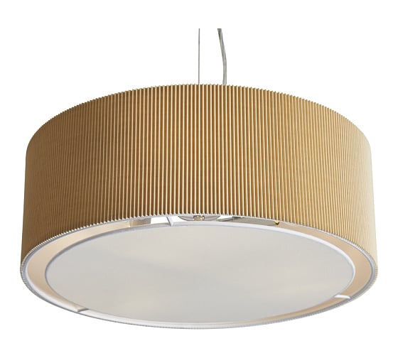 Подвесной светильник Freya Pleating Хром Металл FR5434PL-03BG