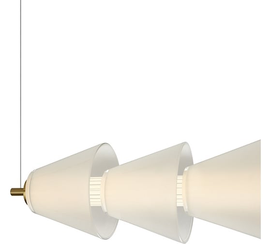 Подвесной светильник Freya Plum Латунь Металл FR6137PL-L21BT2