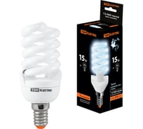 Энергосберегающая лампа TDM ELECTRIC КЛЛ-FST2-15, Вт-4000, К–Е14 SQ0323-0059