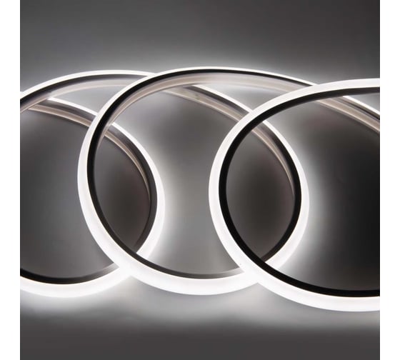 Светодиодная лента General Lighting Systems гибкий неон 50 м, 9,6Вт/м,220В,16мм,IP67, 6500К,холодный белый GLS-2835-120-9.6-220-BNL-IP67-6 504114