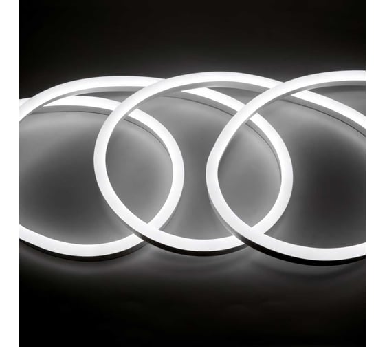 Светодиодная лента General Lighting Systems гибкий неон 50 м, 9,6Вт/м, 220В, 8мм,IP67, 6500К,холодный белый GLS-2835-120-9.6-220-NL-IP67-6 504113