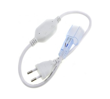 Шнур питания с вилкой для светодиодной ленты гибкого неона General Lighting Systems 220В 1500Вт IP67 G-2835-P-IP67-NL 521201