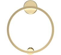 Настенный светильник (бра) MAYTONI Halo Алюминий Латунь MOD005WL-L24BSK